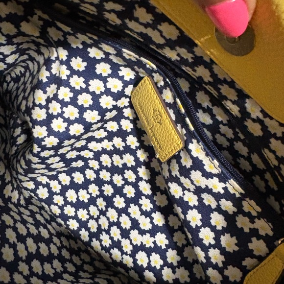 Nanette Lepore Yellow Structured Tote Bag - Picture 5 of 14